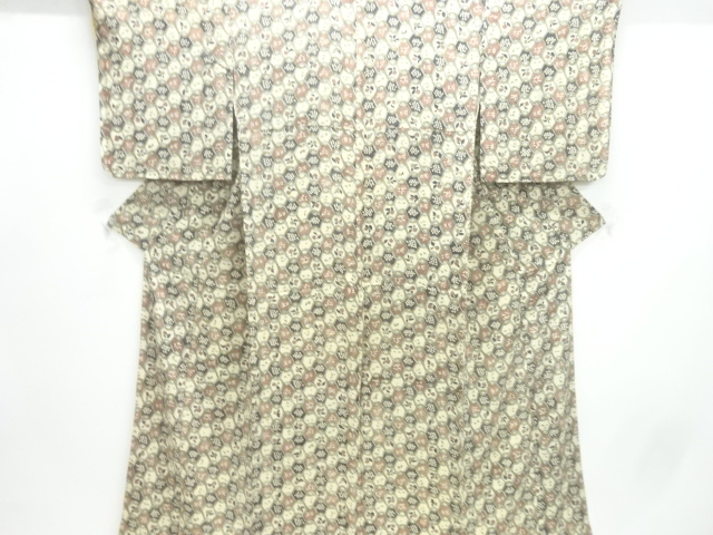 大正ロマン　網目模様着物